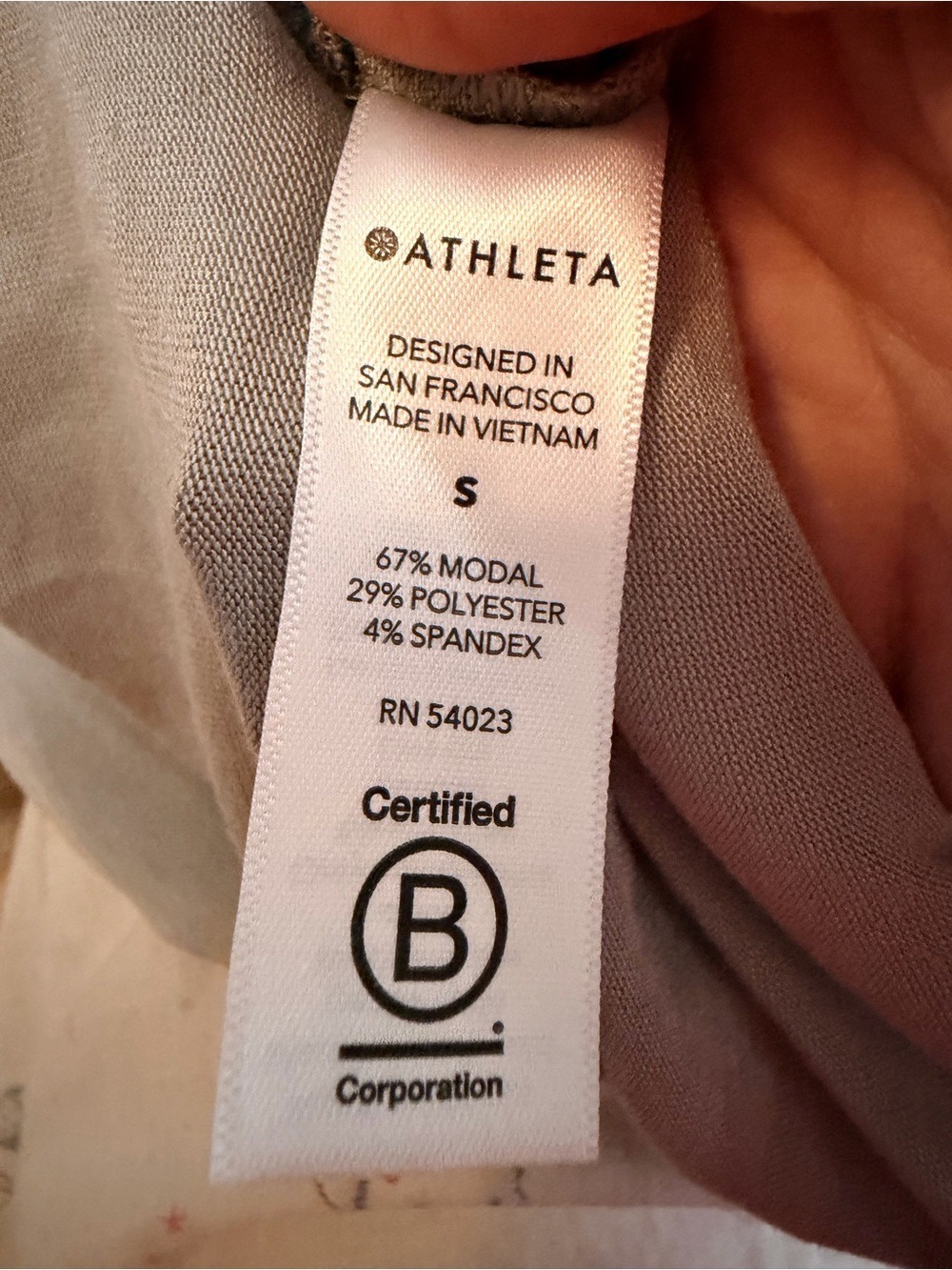 Athleta Cloudlight Restore Tank Fog Gray Modal Tunic Top Size S NWT - Picture 6 of 12